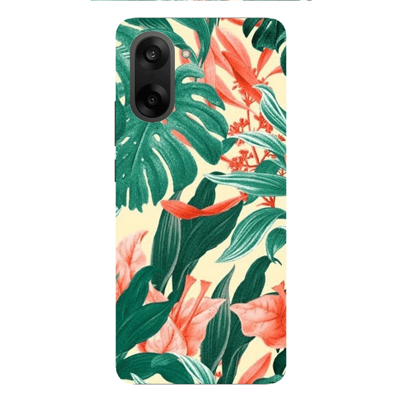 Oneplus Nord CE 5 Tropic Laves Transparent Silicone TPU Θήκη